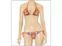 ed hardy femmes maillots de bain hardy8009-orange-jaune